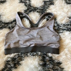 Grey Sports Bra